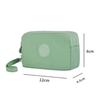Waterproof Mini Nylon Coin Purse - Women's Zipper Wallet with Three Layers, Portable Card Holder & Headphone Bag for Girls