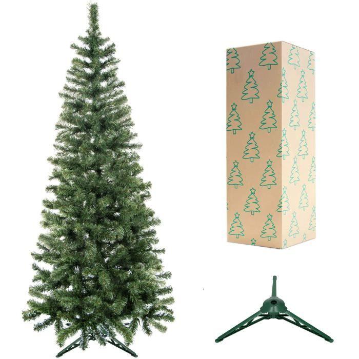 Kerstboom - Springos - 120 Cm - Kunststof Pvc - Inclusief Standaard - Groen