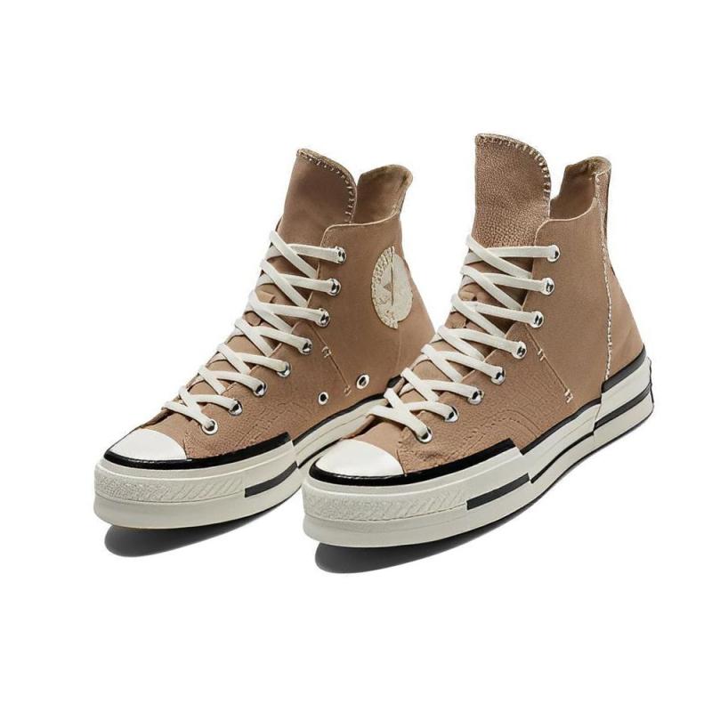 Converse Chuck 70 Plus Trendy Comfort High-top Canvas Shoes Unisex 'Khaki'