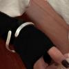 Textured Fluctuation Pattern Bronze Bangle Flexible Unconfined Wristband Casual Eveningwear Jewelry Addition