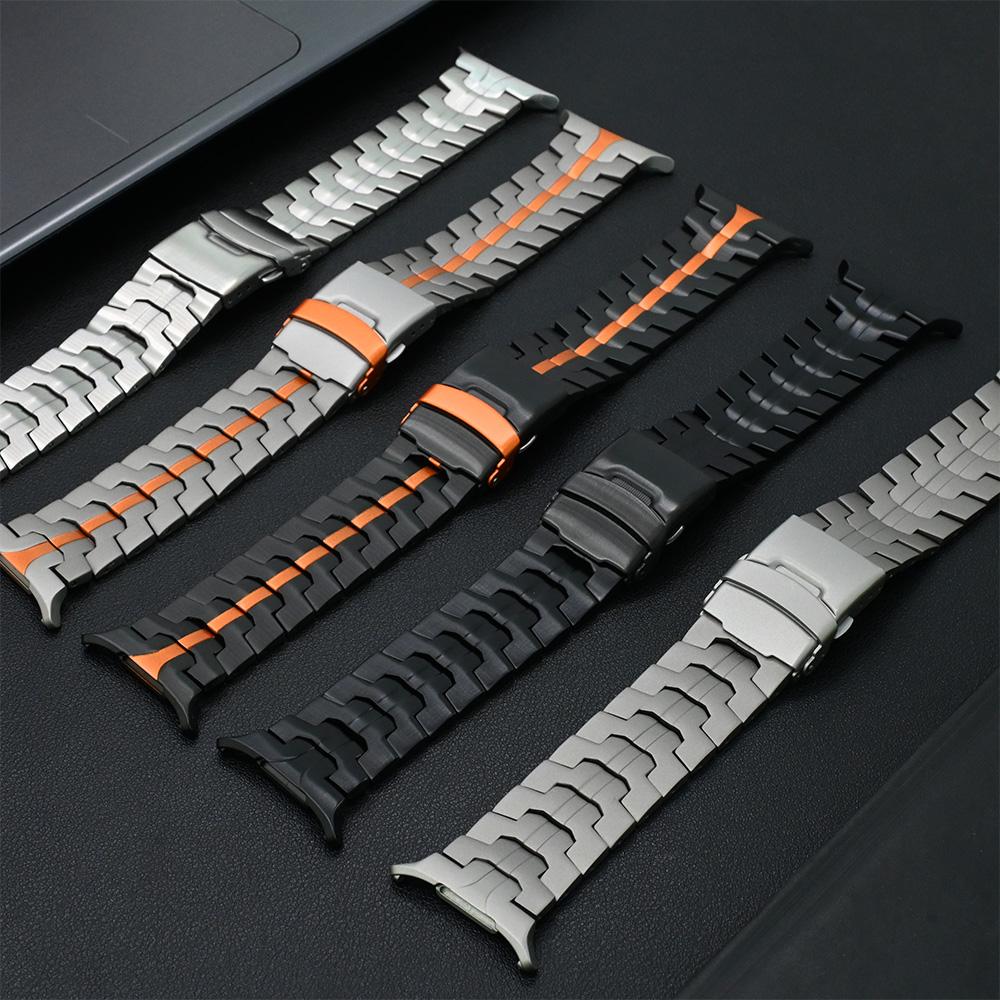 Luxury Metal Strap for Samsung Galaxy Watch Ultra 47mm No Gaps Stainless Steel Bracelet Galaxy Watch Ultra Correa Replacement