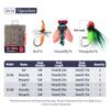 Kingdom MICRO FLY LURE SET 12pcs/box Flying Bait Hooks Stream Shallow Water Bionic Bait
