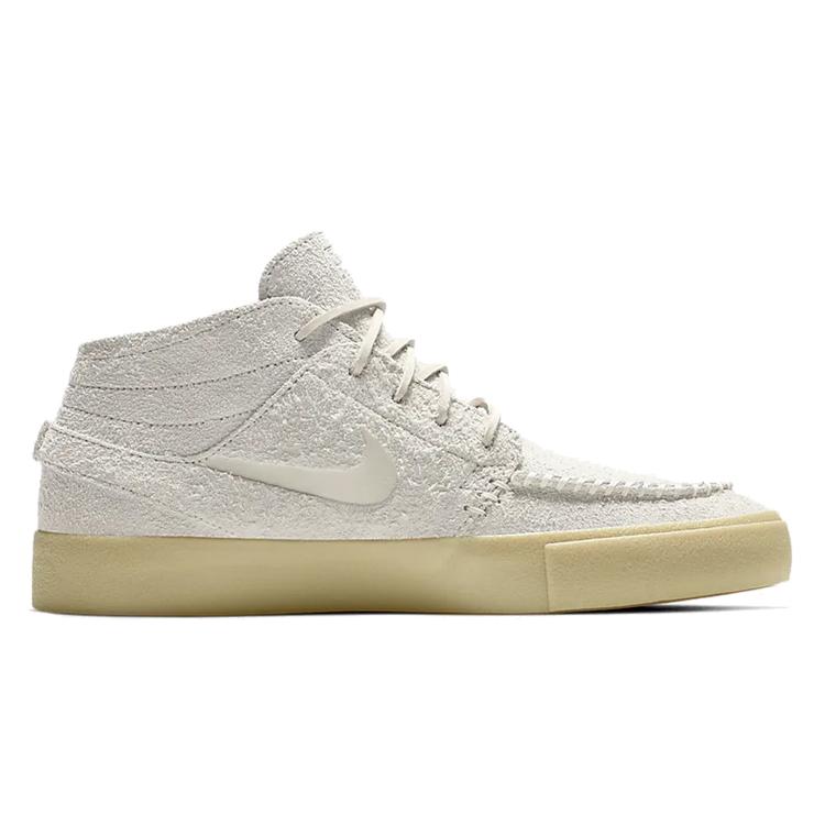 New Nike Zoom Janoski Mid Crafted Sb 'Light Bone' AQ7460-200