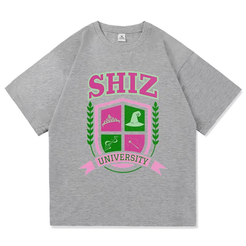 Shiz University Tričko Móda Dámské Estetické Film Zlá Tričko Unisex Vysoce Kvalitní Ležérní Elphaba Glinda Bavlněná Trička