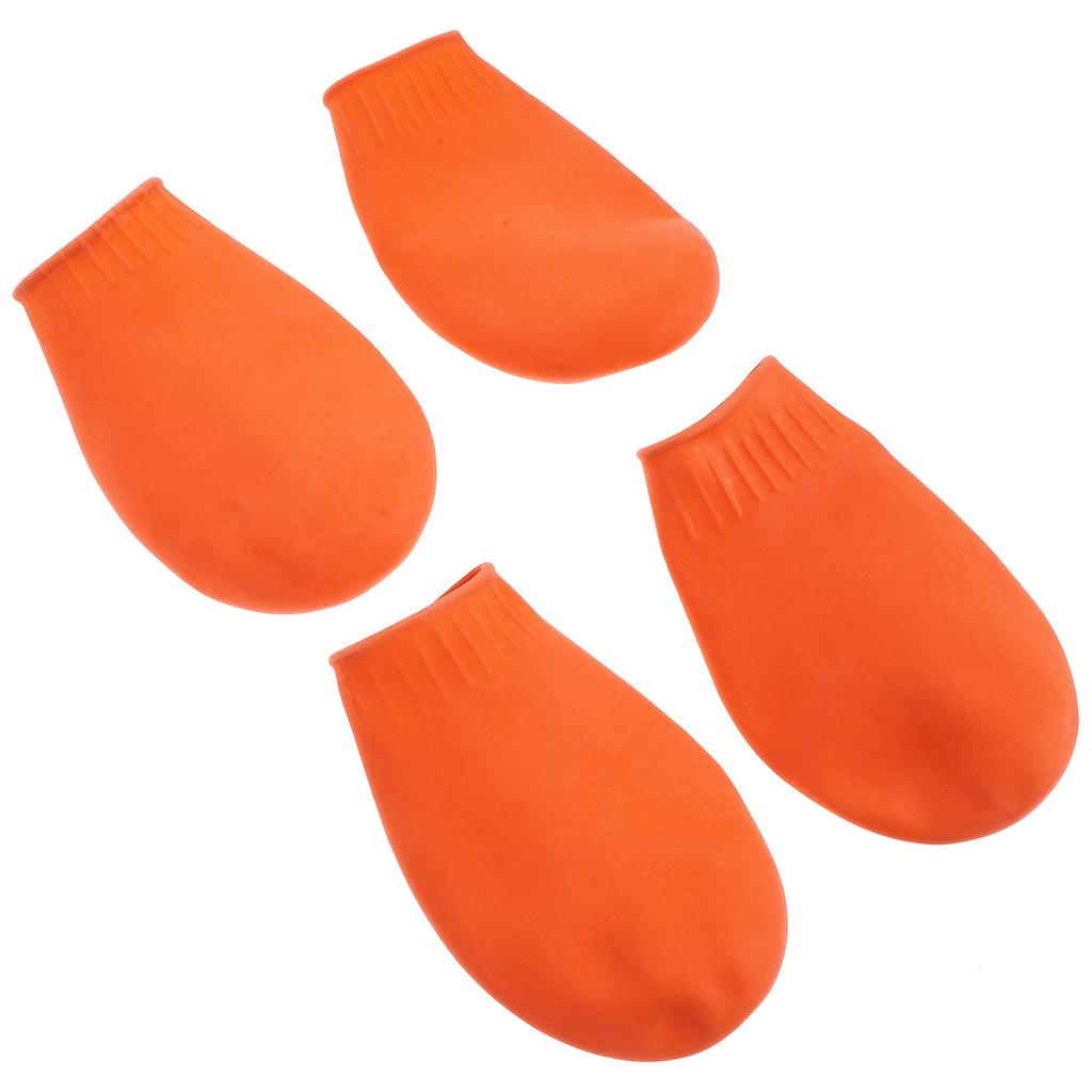 4Pcs Dog Waterproof Shoes Non-Slip Sole Protective Paw Cover for Outdoor Walking Running Hiking Wet Surface Dry Clean