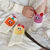 5Pairs Patchwork Cartoon Tube Socks Anti-slip Mid Calf Socks Funny Short Socks Women  Lady