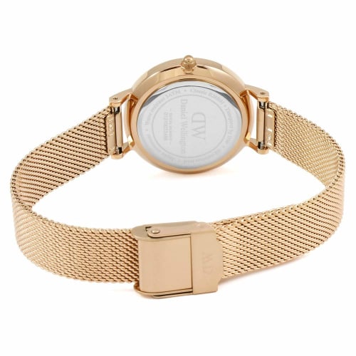 Daniel Wellington Watch DW00100219, Quartz, Pink Gold, White (Women's)