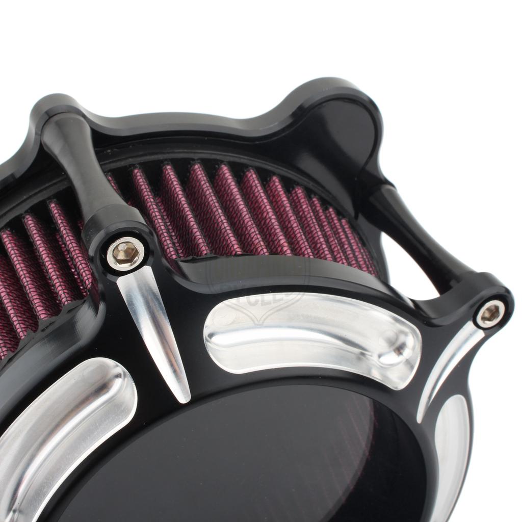 Air Cleaner Filter Intake For Harley Twin Cam EVO Dyna Softail FXST Touring Road King Street Glide 1993-1999 Motorcycle Clear