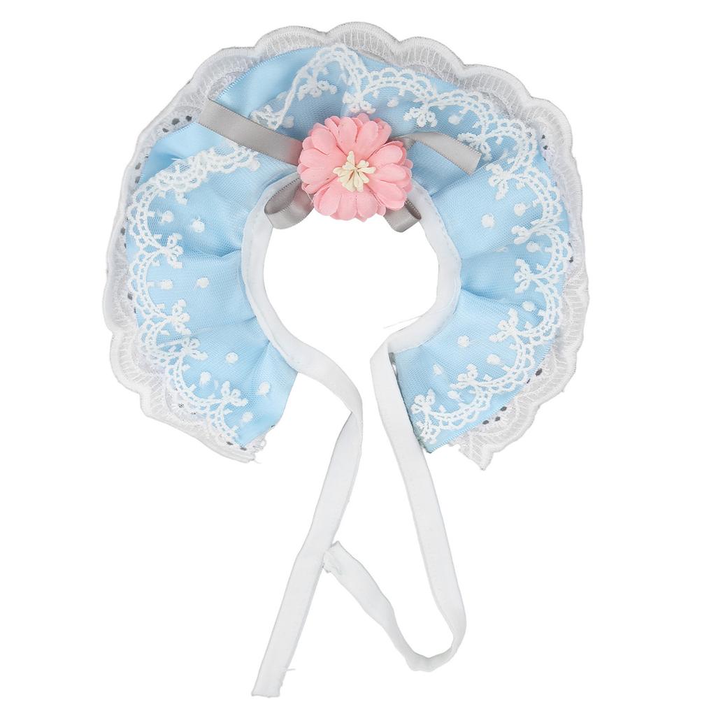 Cat Lace Scarf Breathable Soft and Comfortable Cute Lace Princess Pet Saliva Towel for Small Medium