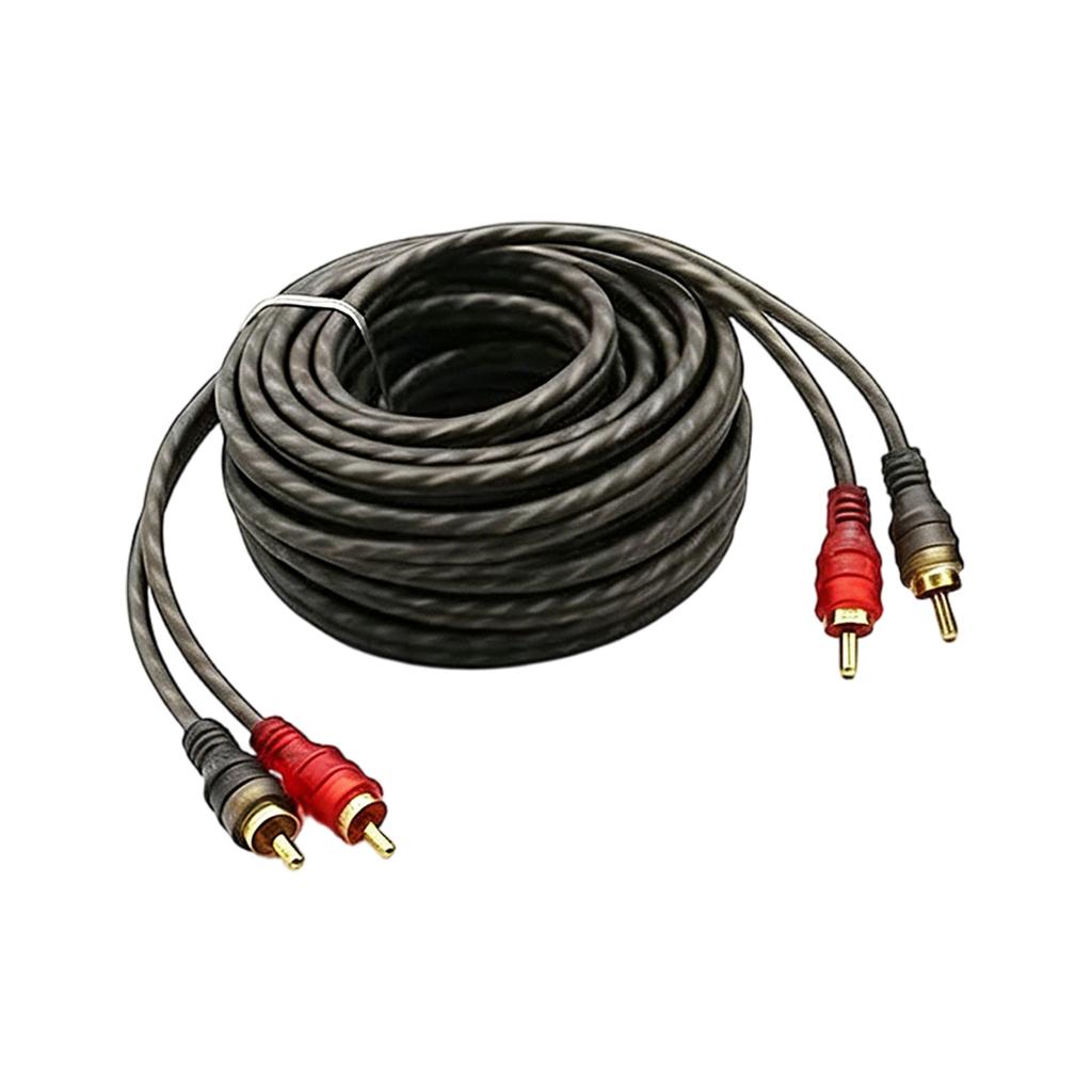 Professional Stereo Amplifier Sound Cable 2 Male To 2 Male Amplifier Cable Sound Cord for Car Speaker Accessories