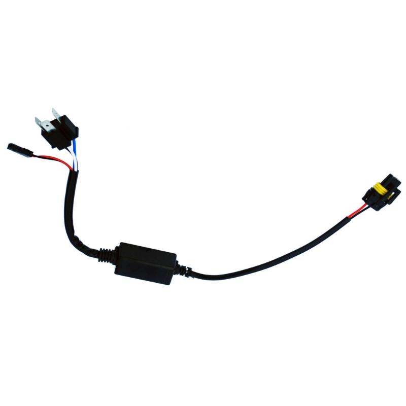 Easy Installation H4 Headlamp Relays Wire Harness Cable To Upgrade Bi LED And Xenon Projector Lens Vehicle Light Systems