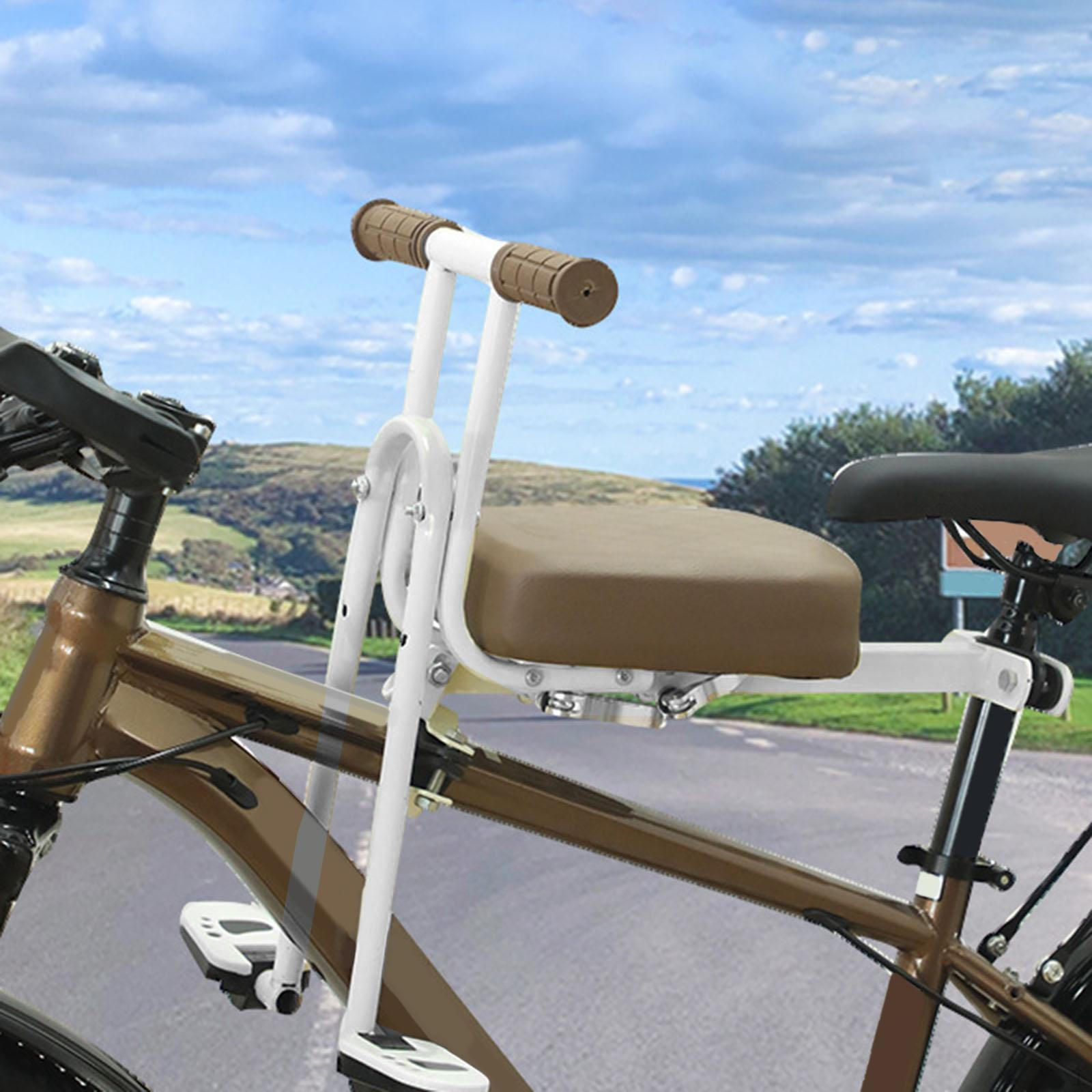 

Детское велосипедное переднее сиденье для велоспорта со складными педалями для горных велосипедов черное белый