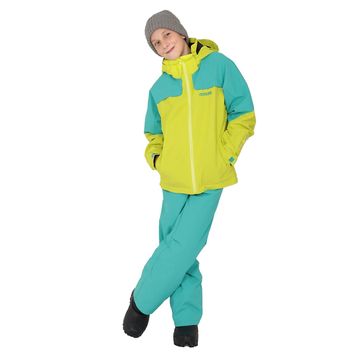 

NNOUM и Детская куртка для катания на лыжах и сноуборде и Размер для мальчиков и Регулируемые размеры и Водостойкость Стильный и Популярный детский комплект, Брюки, 73J,