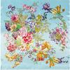 90*90cm Luxury Brand Women Silk Scarfs Van Gogh Painting Square Scarves Spring Summer Shawls For Ladies