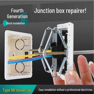 86 Type Concealed Metal Junction Box for Switch and Socket Installation