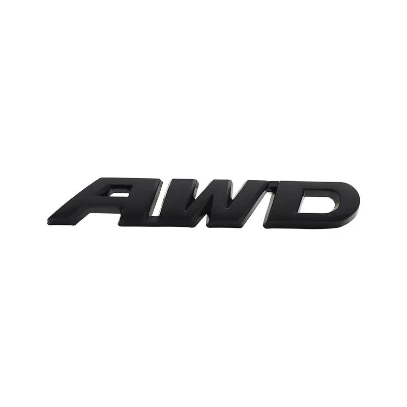 3D Premium AWD 4 Wheel Drive SUV Off Road car Hood Fender trunk Rear Bonnet Nameplate Emblem Badge Sticker for SUV Off Road V6