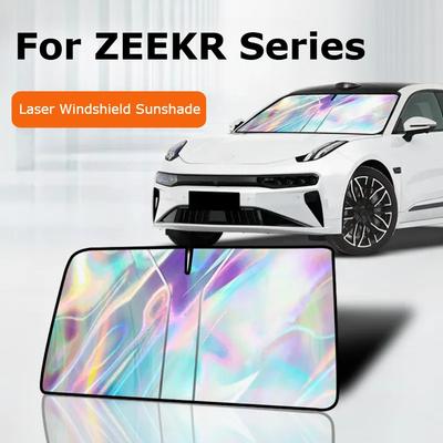 Für Zeekr 7X 9X X 001 007 007Gt 009 Mix Laser Windschutzscheiben-Sonnenschutz UV-reflektierend Frontscheiben-Hitzeschutz Faltbar