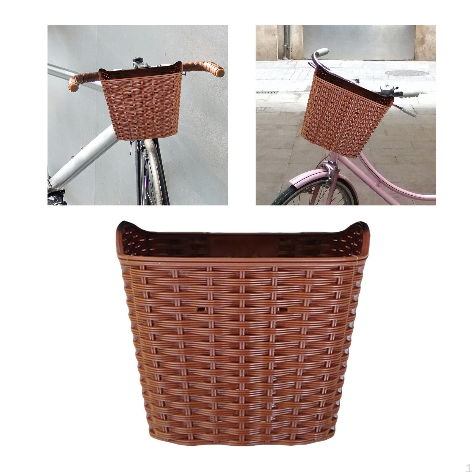 

Передняя корзина для велосипеда, аксессуары для езды на открытом воздухе коричневый