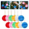 30Pcs Reusable Christmas Tree Decorations Snowball Pendant Silk Ball Holiday Ornament for Office Home Party Setup