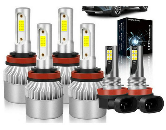LED Scheinwerfer Kombi-Set: H11, H8, H9005, 9006, H4, H7, H13, 9007, 880, 881