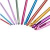 Practical 11 Size Tunisian Afghan Crochet Hooks Multicolor Aluminum Knitting Needles Hook Multicolour  2 - 8 Mm HOT