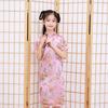 Girls' Summer Retro Cheongsam: Fashionable Chinese Princess Dress for Kids