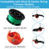 1 Ковпачок котушки + 4 Запасні котушки для газонокосарки Black & Decker GH3000/GH3000R/LST540/LST540B, Запчастина, SF-080-BKP/90583594