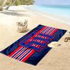 New York Giants Print Beach Towel, Large Soft Quick Dry Towel for Beach Camping Swimming