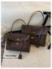 2025 Women's High-End Retro Matte Platinum Handbag: Trendy, Large Capacity Niche Underarm Commute Bag