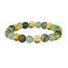 Boho Style Fashion Ornament Handmade Natural Stone Stretch Bracelet, Adjustable Elastic Healing Faux Relaxed Jewelry for Travel Crystal Spiritual
