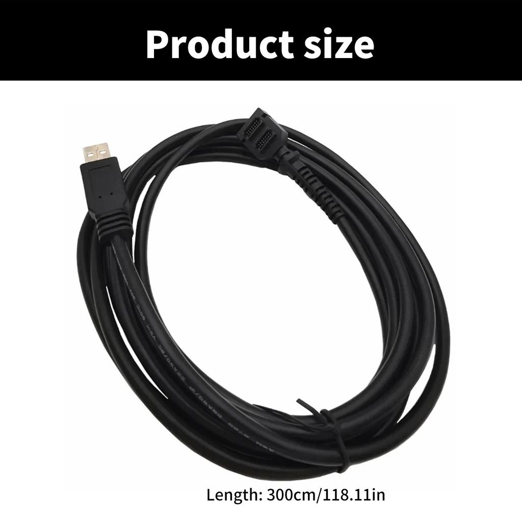 10 Feet IDC Double 14Pin To USB2.0 Male Power Cable For Verifone VX805 VX820 Scanning Charging Cord