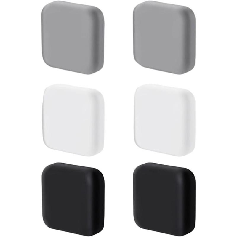 Thickened Square Glossy Rubber Door Handle Anti-Collision Pad and Stopper