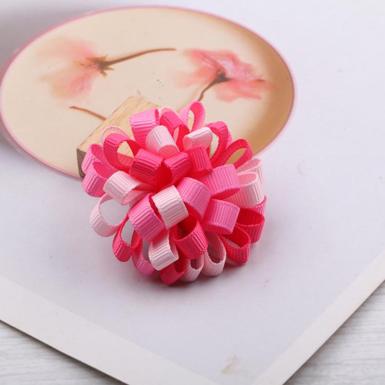 Colorful Sunflower Hair Clips for Children - Korean Style Handmade Accessories