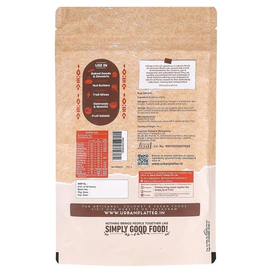 Urban Platter Brazil Nuts, 250g (Rich In Selenium | Superfood | Have 1 Daily)