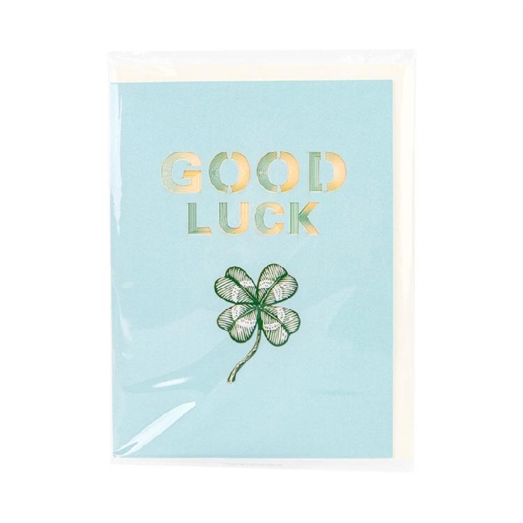 Birthday Card 3D Clovers Popup  Greetings Cards,Good Luck Popup  Card with Note