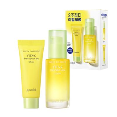 Goodal Green Tangerine Vita C Blemish Care Serum Special Set [Serum 30ml + Cream 40ml], 1 Set
