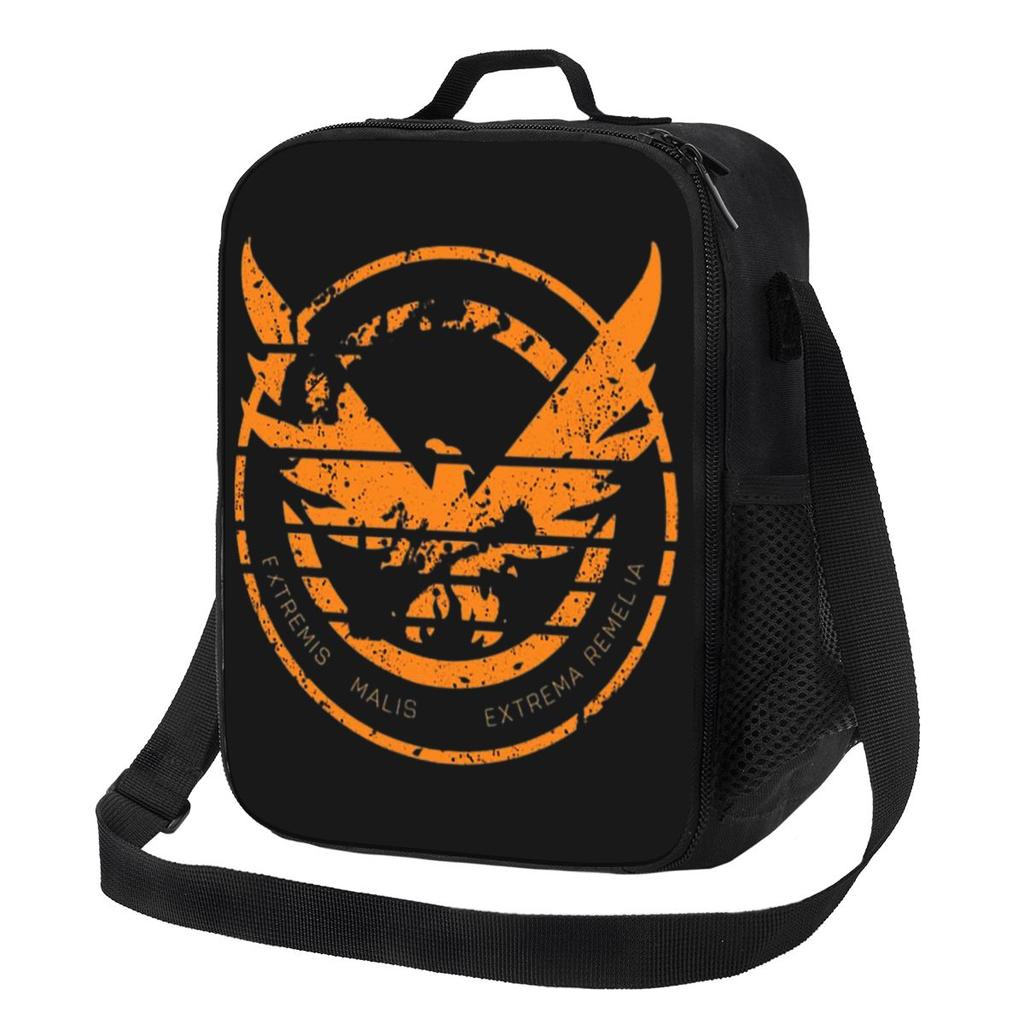 The Division Shd Insulated Lunch Bag for School Picnic Storage Food Boxes Portable Container Cooler Thermal Lunch Box Tote