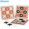Mini Chess Play Wooden Toys Kids Montessori Games Interaction Puzzle Training Brain Learing Early Educational Toys For Children