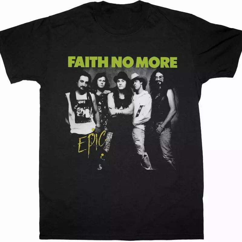 FAITH NO MORE EPIC Подарок Семья Черный Все Размеры Футболка Унисекс Футболка XL