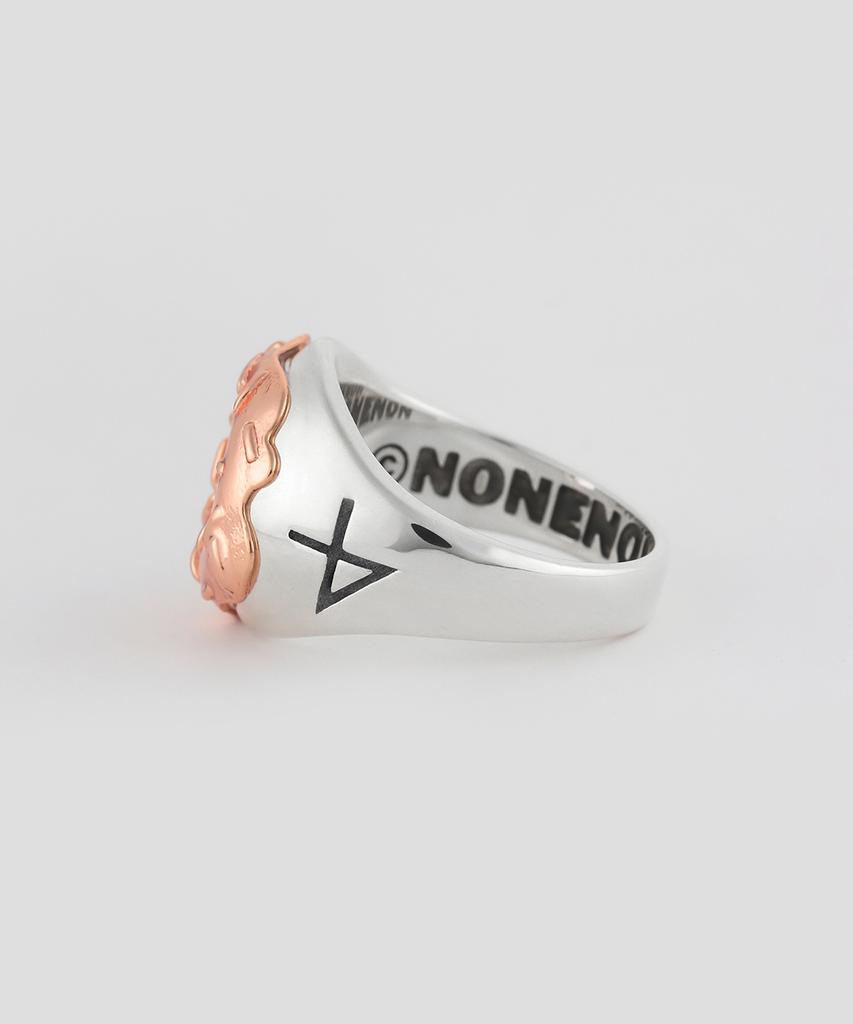 Nonenon Donut Rng Silver925(18K Rosegold Plated)