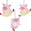 Adorável Show Show Porco Dança de Balé Brinquedo de Pelúcia Pingente Boneca de Porco de Desenho Animado Decoração de Bolsa Presente