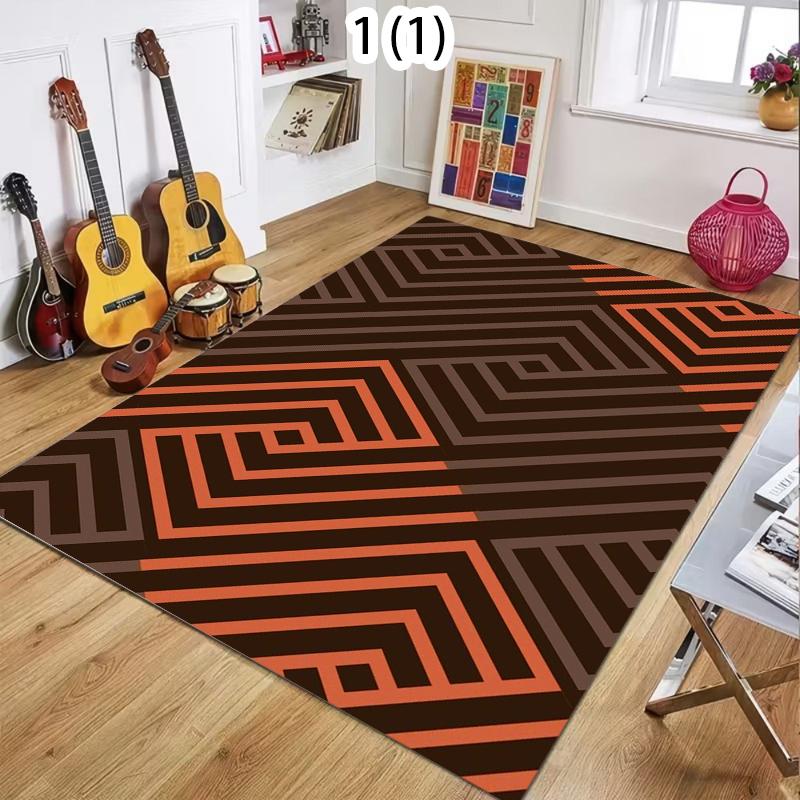 

Minimalist Geometric Rug Washable Indoor/Outdoor Carpet for Living Bedroom Yoga Entrance Door Mat Anti-Skid Backing Longevit 40x60CM