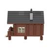 MOC Wood Cabin Building Blocks Medieval Wood Cabin Architecture Street View Bricks Model Assembly Toys Kids DIY Birthday Gifts