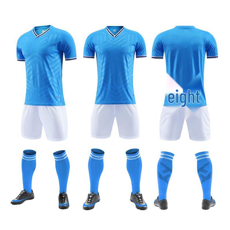 Men's and Kids' Quick-Dry Football Training Suit - Breathable Match Jersey Set