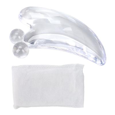 Guasha Board Portable Transparent Scraping Massage Tool for SPA Acupuncture Trigger Point Treatment