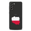 Polish Flag Soft Phone Case For Samsung Galaxy S25 Edge S24 Plus S23 FE S22 S21 S20 Ultra 5G S10 Black Protect Cover