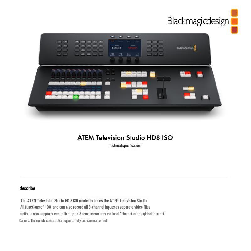 

Blackmagic Design ATEM Television Studio HD8 ISO