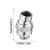 Quickly Connects Shower Head Swivels Adapter 360 Full Rotation for Height Customizable Showers