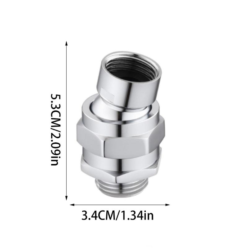 Quickly Connects Shower Head Swivels Adapter 360 Full Rotation for Height Customizable Showers