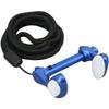 Diving Nose Clip, Aluminum Alloy Adjustable Antislip Swimming Nose Plug Nose Protector with Anti Drop Lanyard (Blue)